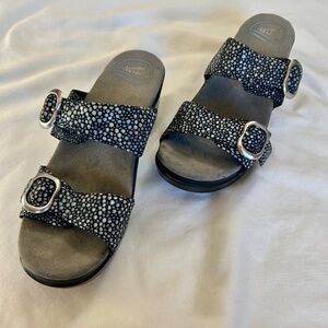 Dansko Sophie Sandals Y2K Dot Pattern Euro size 38